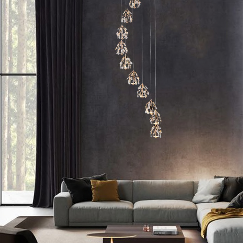 RadiantSphere Double Height Chandelier - Image 2