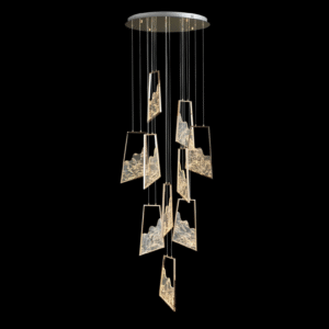 EclipseGlow Double Height Chandelier