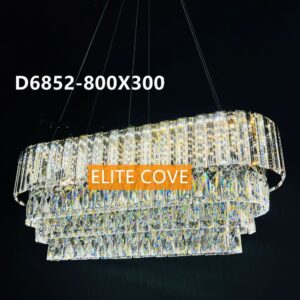 Stellar Chrome Crystal Chandelier