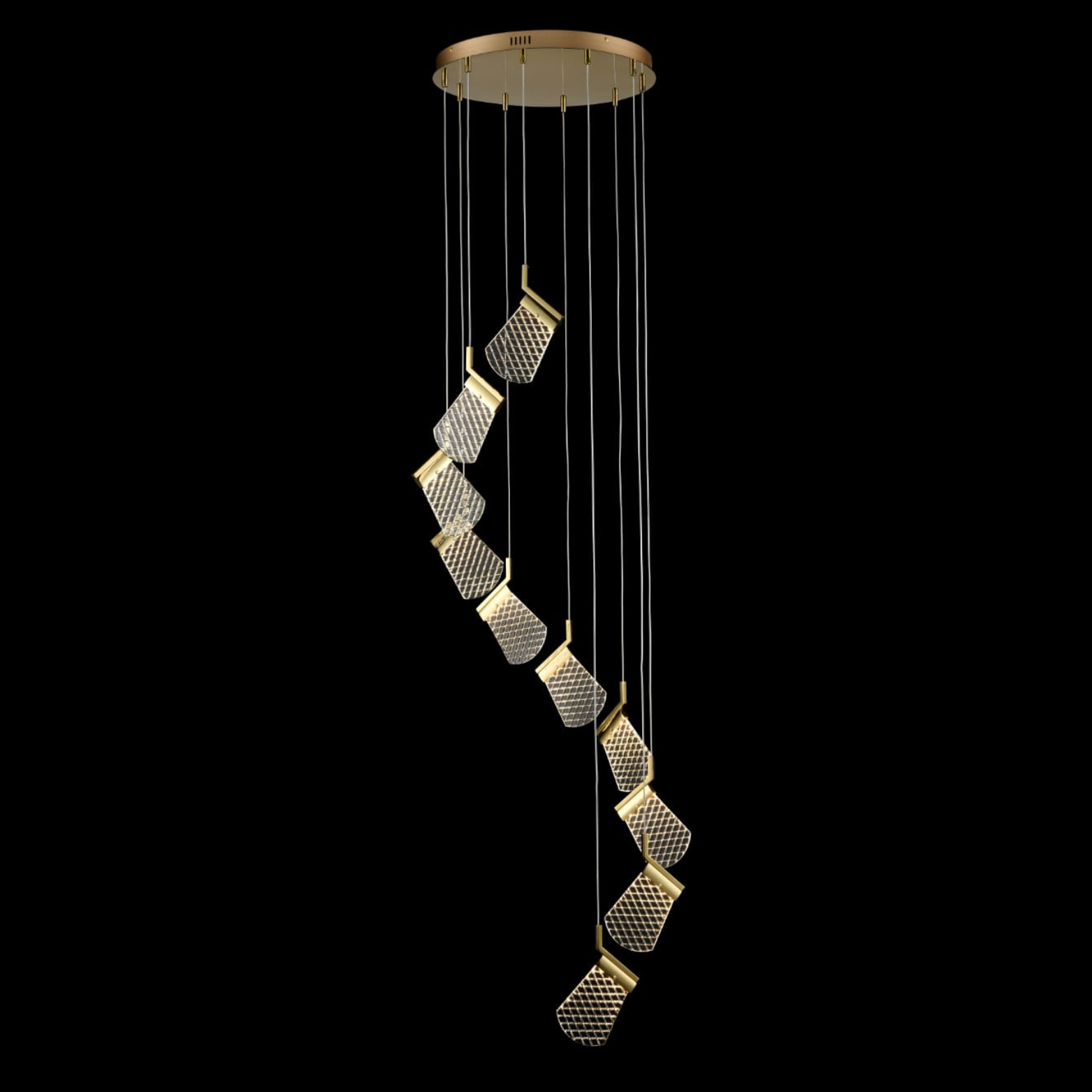 Luminara Crest Double Height Chandelier