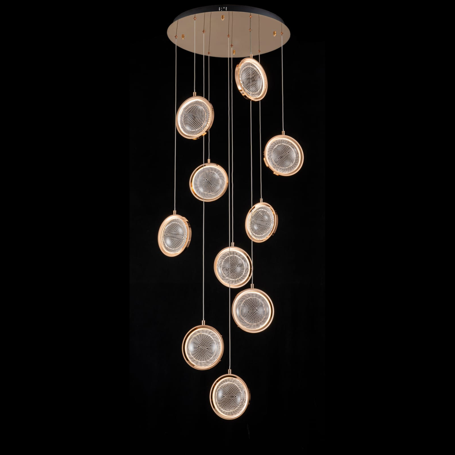 MirageAura Double Height Chandelier