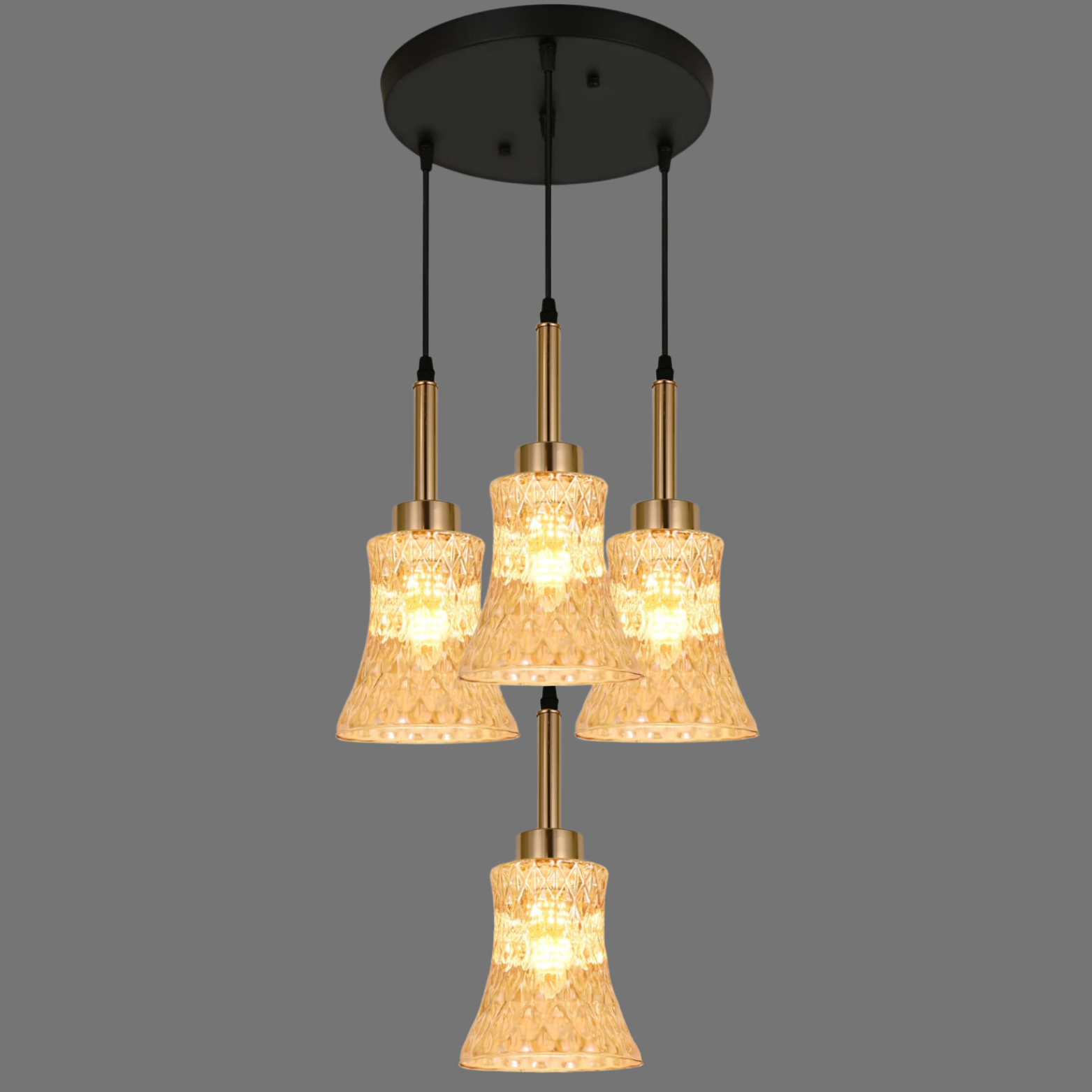 Black Gold Rush Chandelier